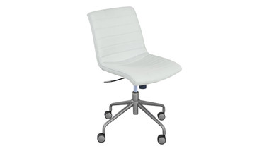 ELLE Décor Adelaide Task Chair, White