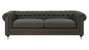 Elle Decor Amery Tufted Sofa, French Gray