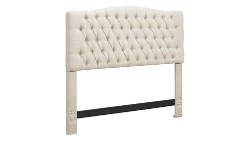 Elle Decor Celeste Queen Size Tufted Headboard in Beige