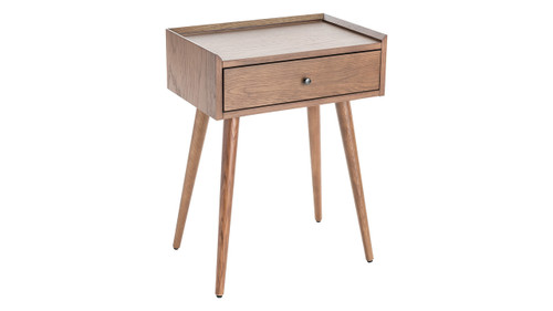 Serta Waldon One Drawer Side Table, Ash