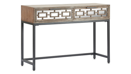 Tommy Hilfiger Hayworth Mirrored Console Table, Ash Gray