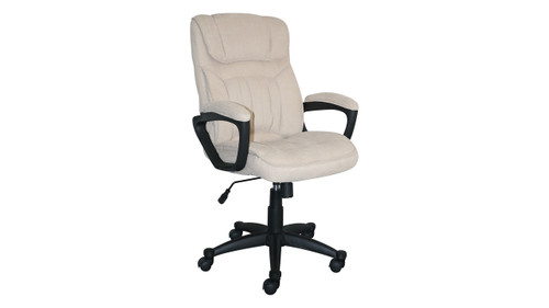 Serta Style Hannah I Office Chair, Comfort Beige Microfiber