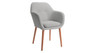 Elle Decor Roux Arm Chair, French Gray