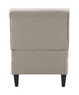 Serta Copenhagen Tufted Slipper Chair, Modern Cream