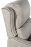 Tommy Hilfiger Eddington Modern Recliner Chair with Nailheads, Classic Beige Melange