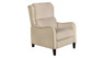 Tommy Hilfiger Eddington Modern Recliner Chair with Nailheads, Two-Toned Classic Cream