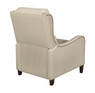 Tommy Hilfiger Eddington Modern Recliner Chair with Nailheads, Two-Toned Classic Cream