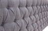 Elle Decor Celeste Queen Size Tufted Headboard in Gray