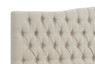 Elle Decor Celeste King Size Tufted Headboard in Beige