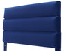 Tommy Hilfiger Sutton Upholstered Headboard, King Size, Navy Blue Velvet