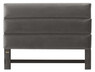 Tommy Hilfiger Sutton Upholstered Headboard, King Size, Light Gray Velvet