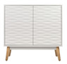 Elle Decor Aurie Small Sideboard, French White