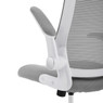 Serta Works Creativity Mesh Office Chair with Chrome Base, Modern Gray