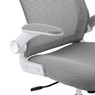 Serta Works Creativity Mesh Office Chair with Chrome Base, Modern Gray