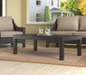 Serta Tahoe Outdoor Coffee Table, Terra Brown Wicker