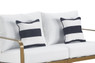 Elle Decor Mirabelle Outdoor Sofa, French Gold