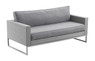 Elle Decor Tropez Outdoor Mesh Sofa, French Gray Mesh