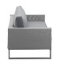 Elle Decor Tropez Outdoor Mesh Sofa, French Gray Mesh