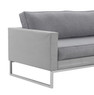 Elle Decor Tropez Outdoor Mesh Sofa, French Gray Mesh