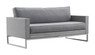Elle Decor Tropez Outdoor Mesh Sofa, French Gray Mesh
