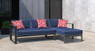Tommy Hilfiger Monterey Outdoor Sectional, Gray Gunmetal