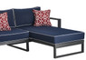 Tommy Hilfiger Monterey Outdoor Sectional, Gray Gunmetal