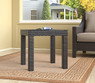 Serta Tahoe Outdoor Side Table, Terra Brown Wicker