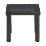 Serta Tahoe Outdoor Side Table, Terra Brown Wicker