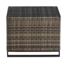 Tommy Hilfiger Oceanside Outdoor Side Table with Storage, Coastal Gray Wicker