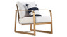Elle Decor Mirabelle Outdoor Arm Chair, French Gold