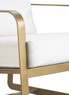 Elle Decor Mirabelle Outdoor Arm Chair, French Gold