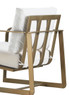 Elle Decor Mirabelle Outdoor Arm Chair, French Gold