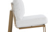 Elle Decor Mirabelle Outdoor Armless Chair, French Gold