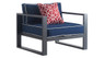 Tommy Hilfiger Monterey Outdoor Arm Chair, Gray Gunmetal