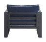 Tommy Hilfiger Monterey Outdoor Arm Chair, Gray Gunmetal