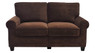 Serta Copenhagen 61" Loveseat in Brown