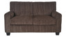 Serta Palisades 61" Loveseat in Brown