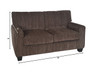 Serta Palisades 61" Loveseat in Brown