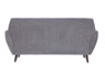 Elle Decor 73" Mid-Century Modern Amelie Sofa in Dark Gray