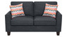 Serta Astoria 73" Sofa in Charcoal