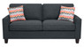 Serta Astoria 78" Sofa in Charcoal