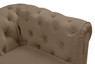 Elle Decor Amery Tufted Sofa, Velvet, French Taupe