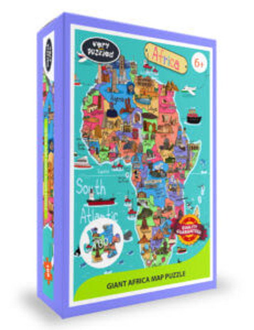 Map of AFrica Puzzle at AshayByTheBay.com