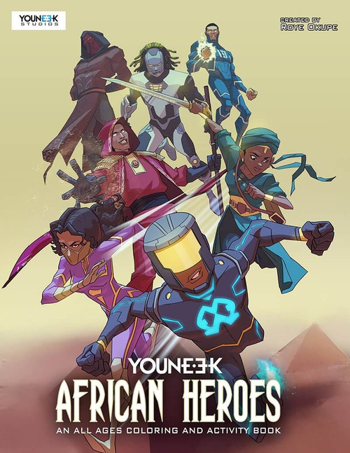 African Heroes - An All Ages Coloring and Activity Book by YouNeek. at AshayByTheBay.com