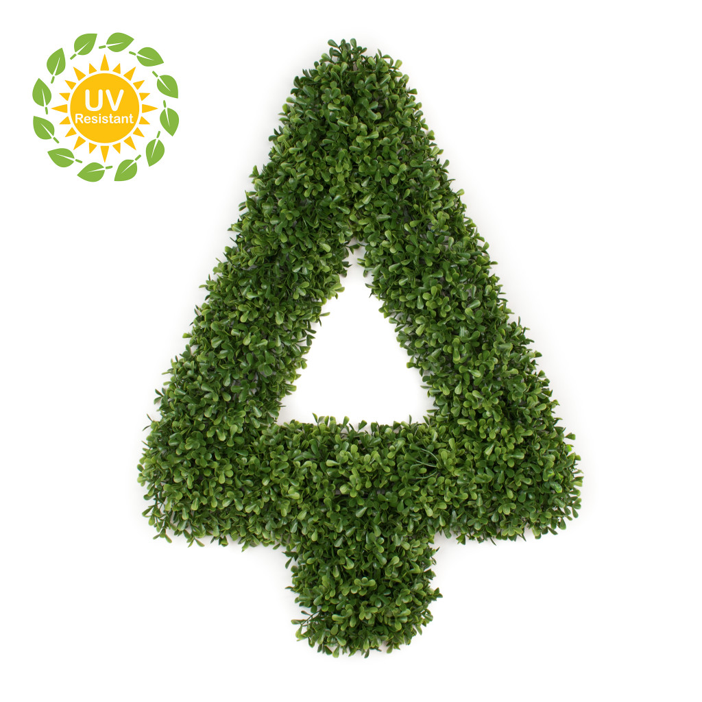 UV FAUX BOXWOOD TREE 21.5W X 25.5L