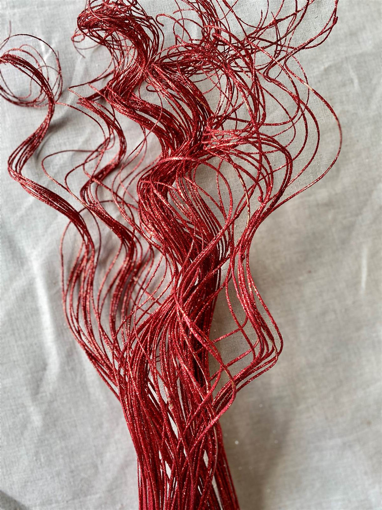 SPARKLE CURLY TING RED-4OZ PACKED 12