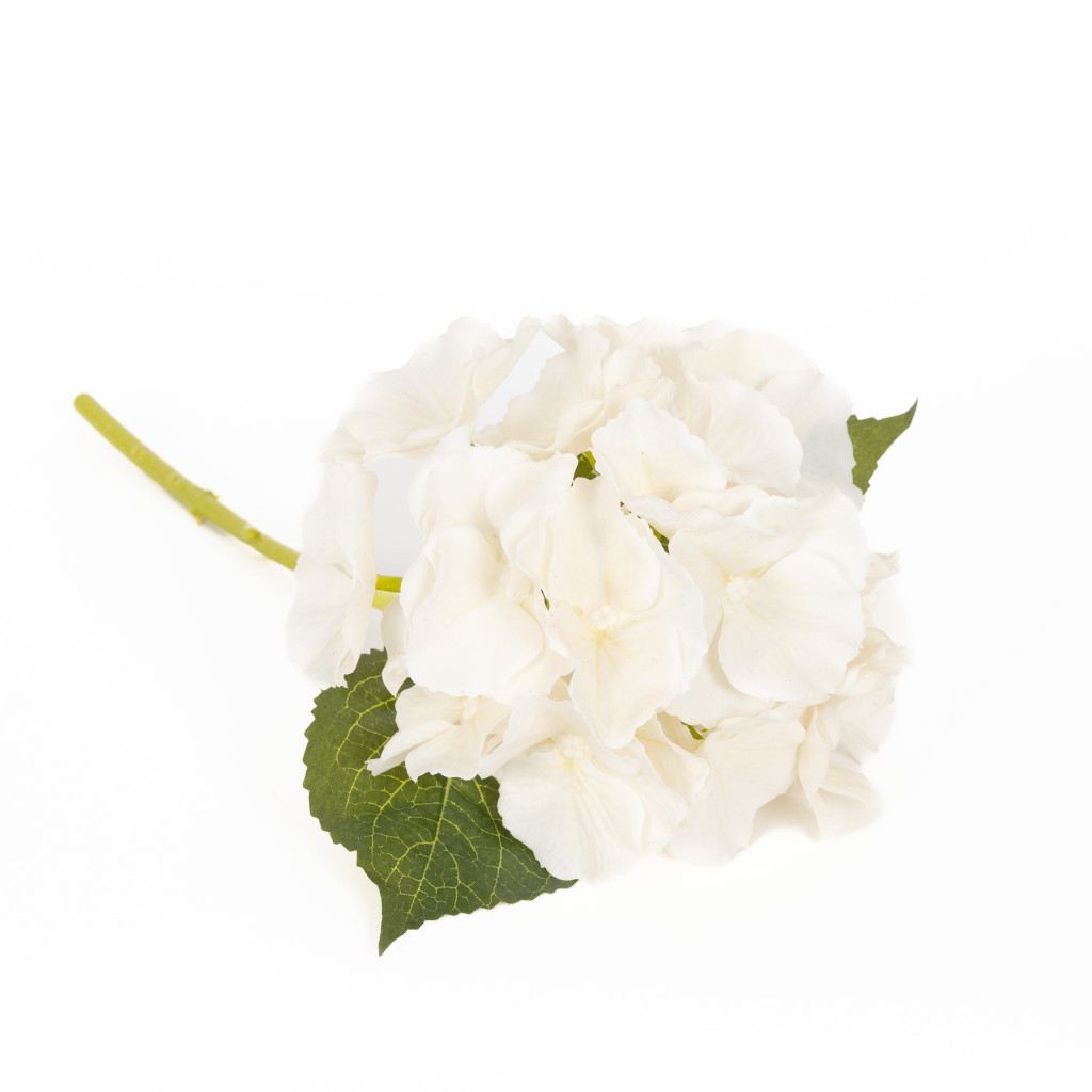 REAL TOUCH HYDRANGEA - IVORY - 6 INCH X 14 INCH