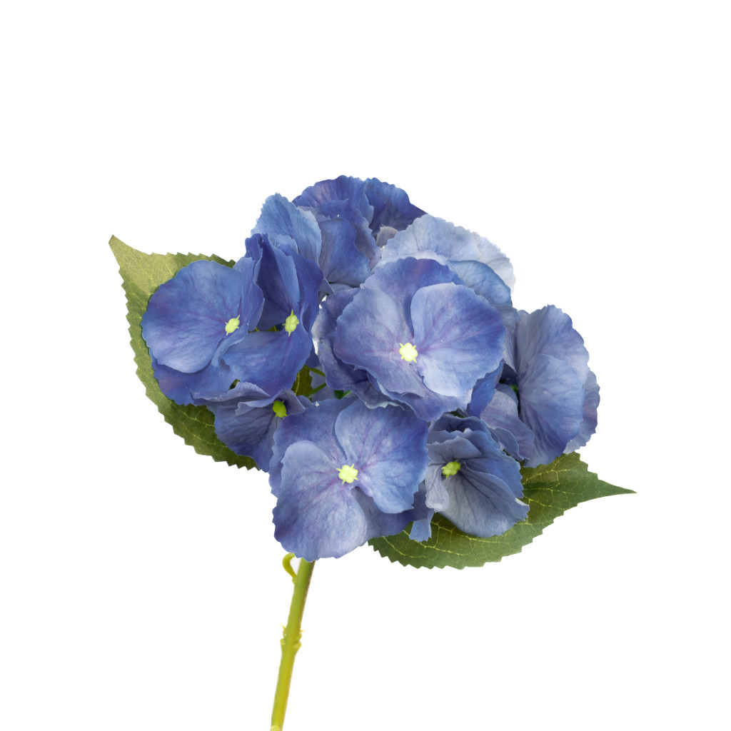 Hydrangea Real Touch Blue 14"