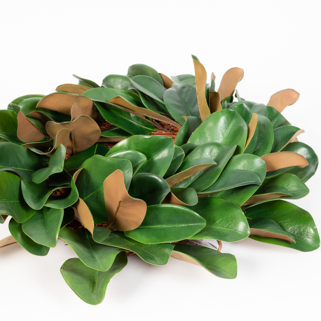 MAGNOLIA LEAF WREATH - 23 INCH