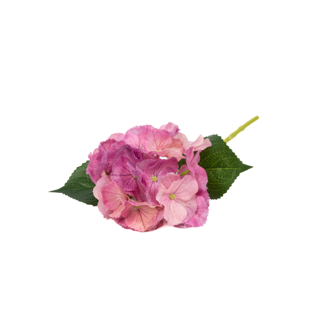 REAL TOUCH HYDRANGEA -  PLUM - 14 INCH